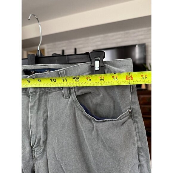 Brooks Brothers Grey 5-Pocket pants Chino Pants Mens Size 34W 32L - Picture 3 of 6